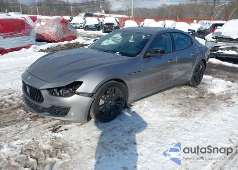 2019 Maserati Ghibli z USA, uszkodzony, nr VIN ZAM57XSAXK1320810